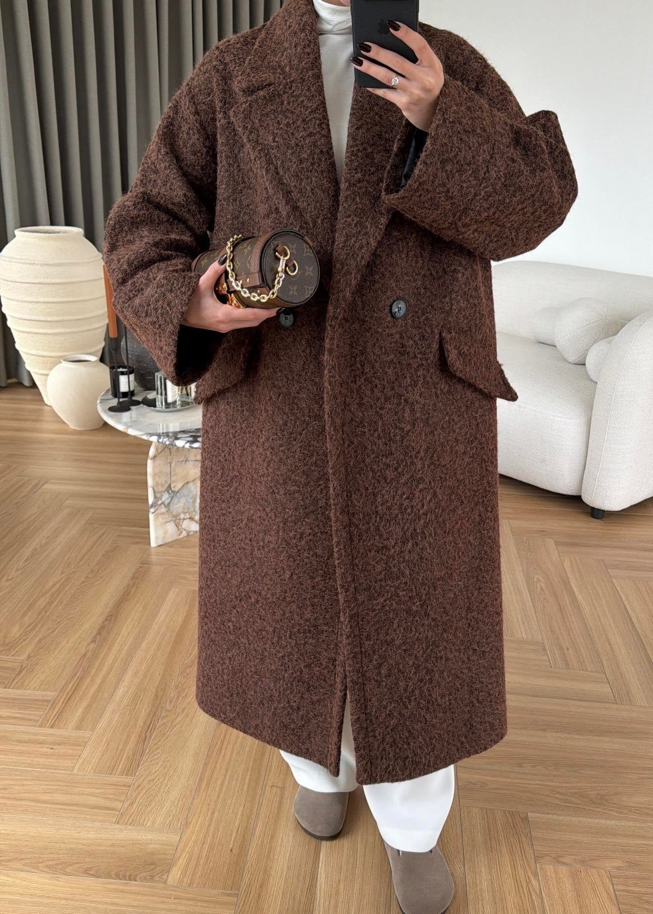 Buklet Kruvaze Kaban KAHVE