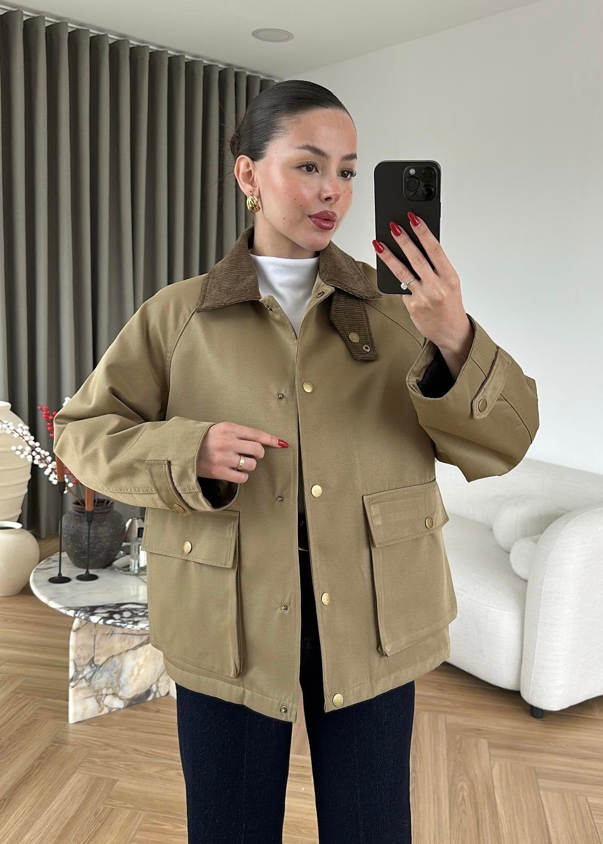 Barbour Kapitone Dolgulu Ceket ÇAĞLA