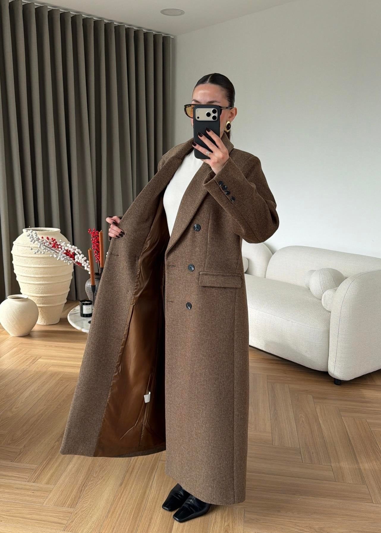 Classic Uzun Kaban KAHVERENGİ